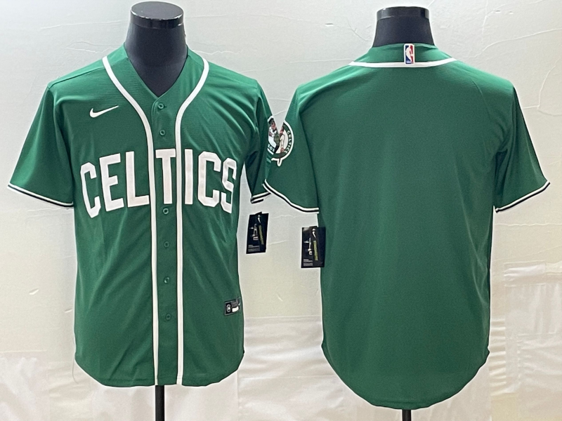 Nike 2023 Men Boston Celtics Blank green Nike NBA Jerseys style 4